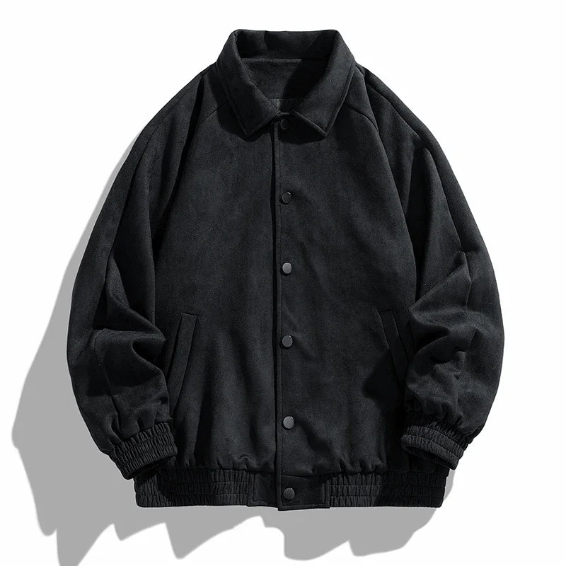 Fashion Casual Suede Flip Lining Slim Quality Men'S