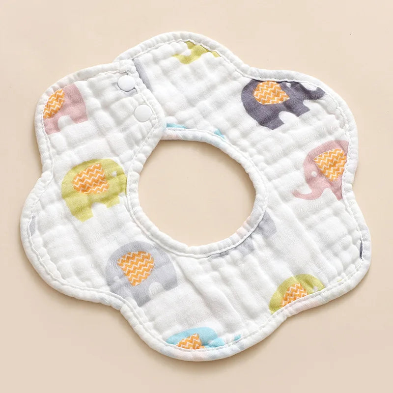 5pcs/batch thickened muslin 30X30cm cotton soft baby towel
