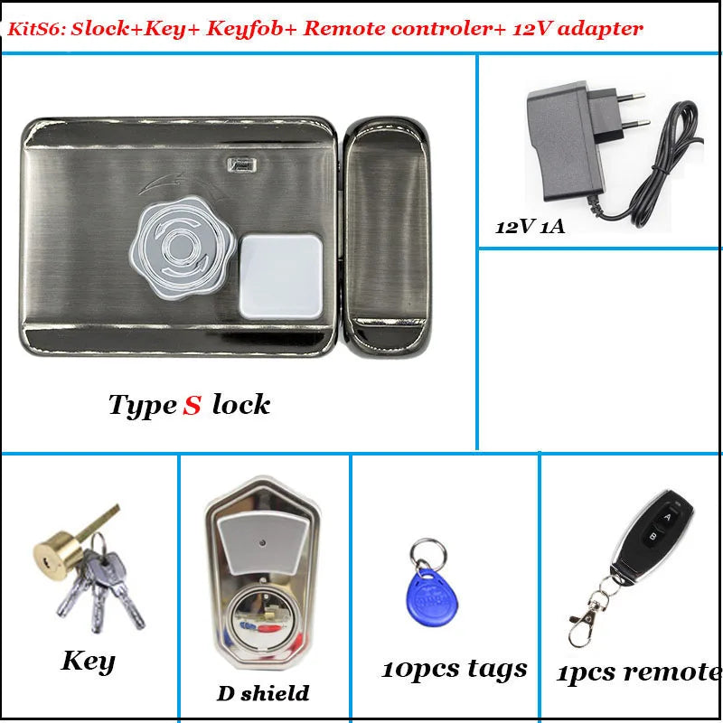 Intelligent Door Lock Video Intercom Compatible Electric Lock