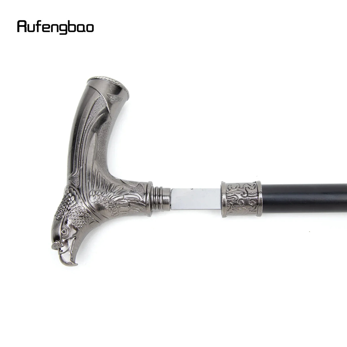 Eagle Head with Rhinestone Walking Stick with Hidden