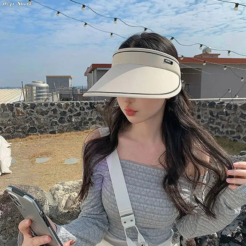 1pc Summer Breathable Sun Hats For Women Adjustable