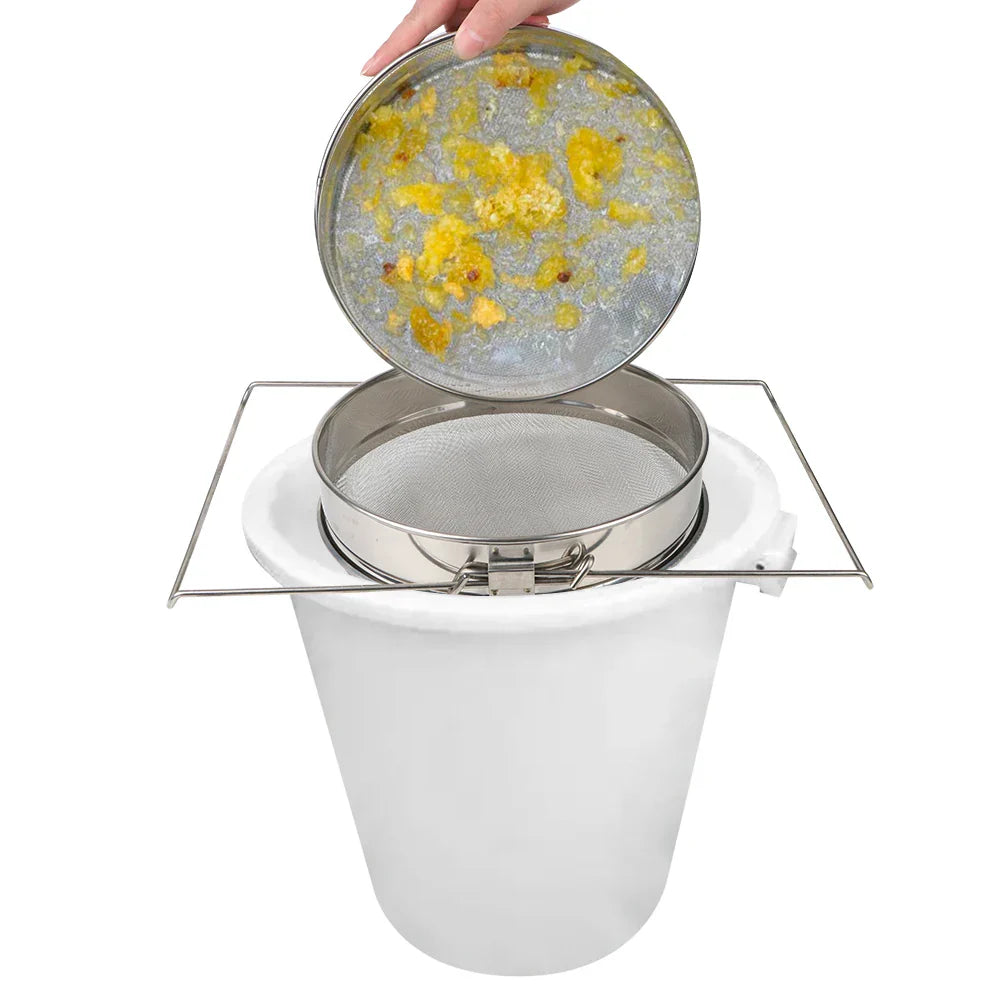 Double sieve strainer Beekeeping Bee Tools Net Impurity