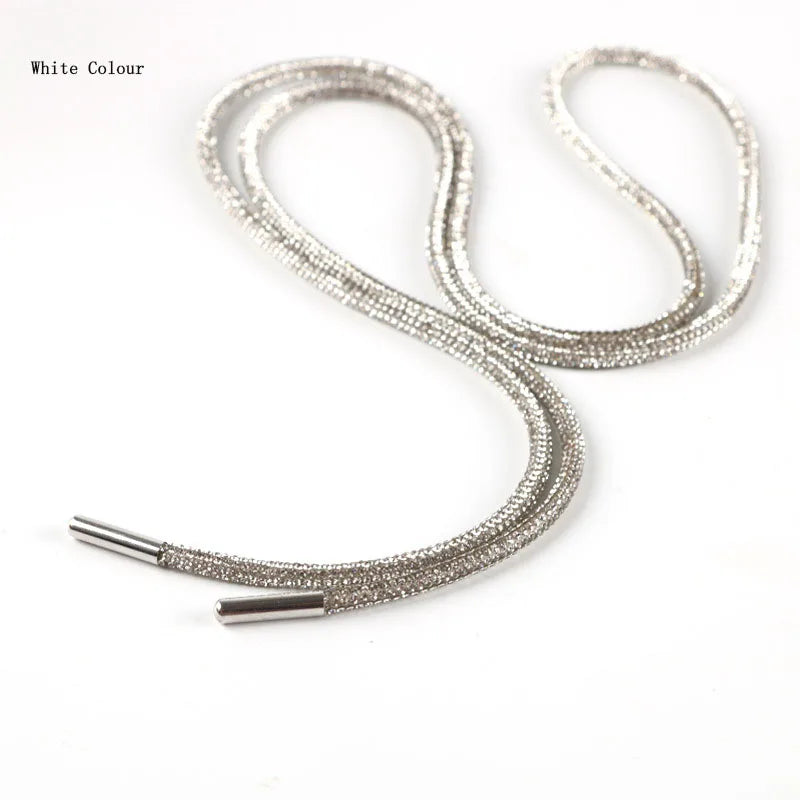 1Pcs Women Rhinestone Shoelaces Diamond Shoe Lace Sneakers
