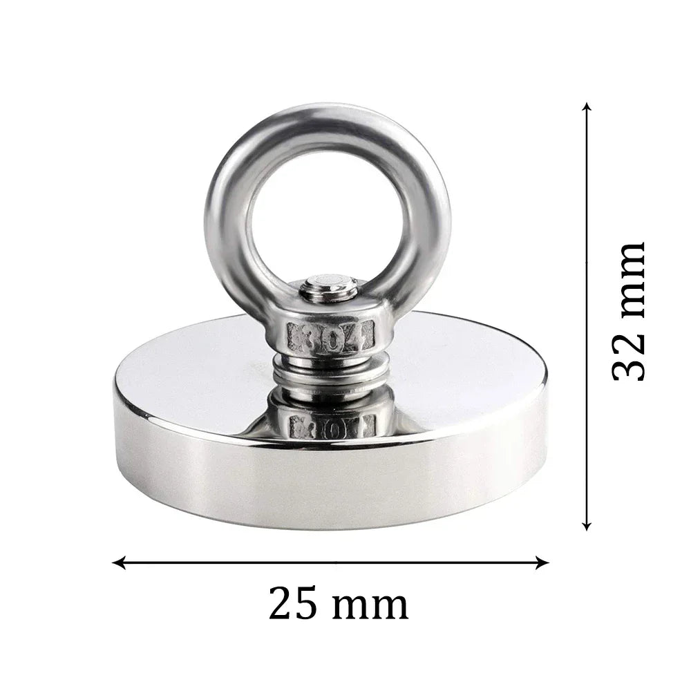 Super Strong Neodymium Fishing Magnet Hook N52 Heavy