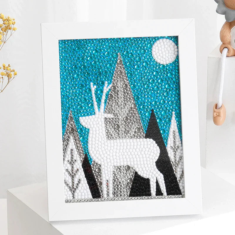Diamond Painting by Number Kits for Kids Deer