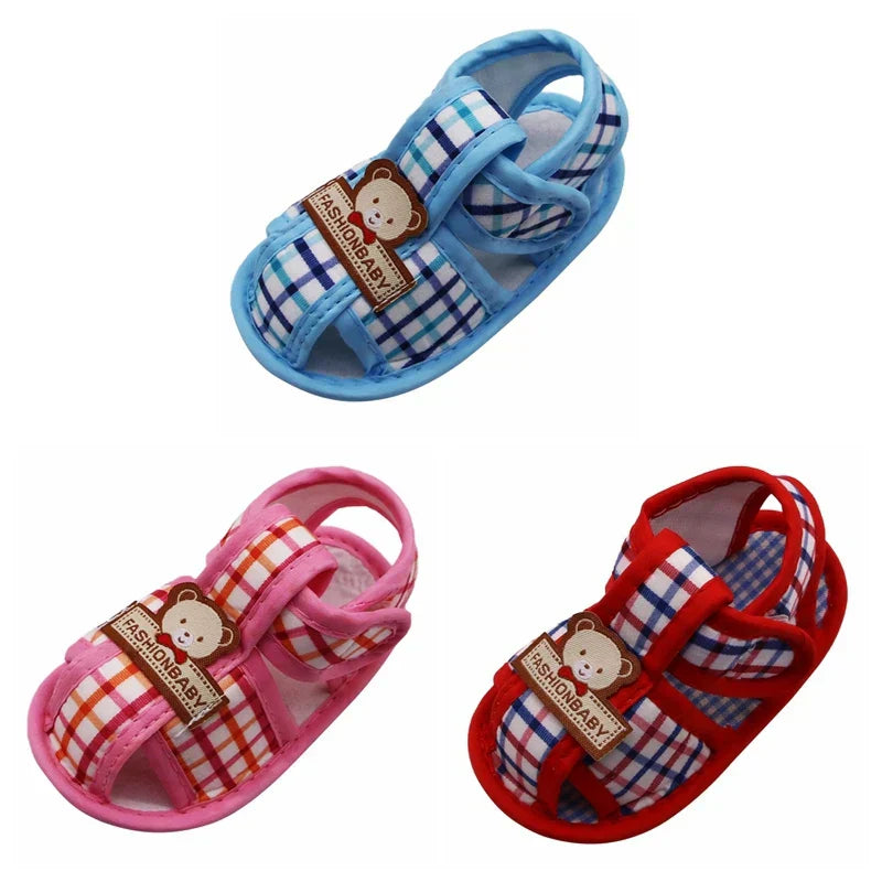 Baby Sandals Toddler Boy Girl Bear Pattern Hollow
