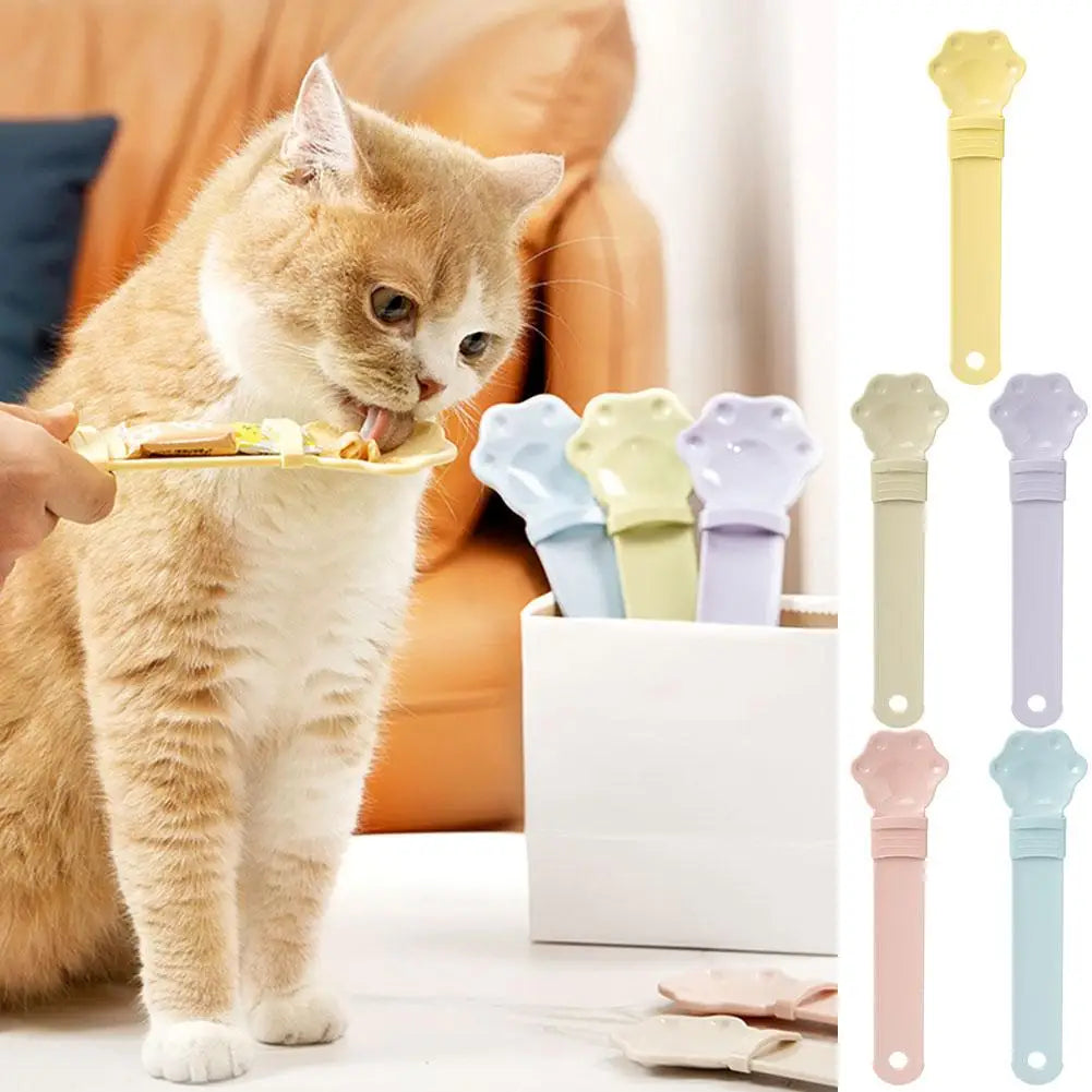 Pet Feed Spoon Wet Treat Feeder Spoon Snack