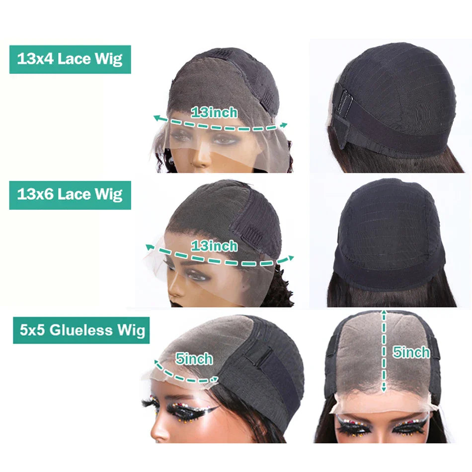 220% Body Wave 13x6 HD Transparent Lace Frontal