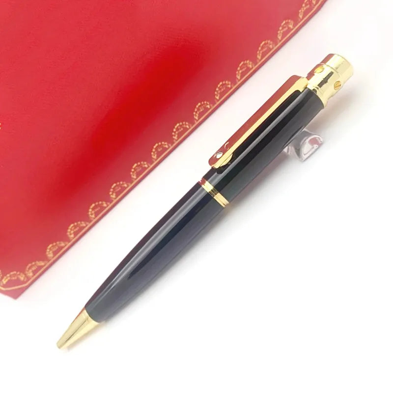 Classic Black Gold Silver Clip Luxury CT Ballpoint