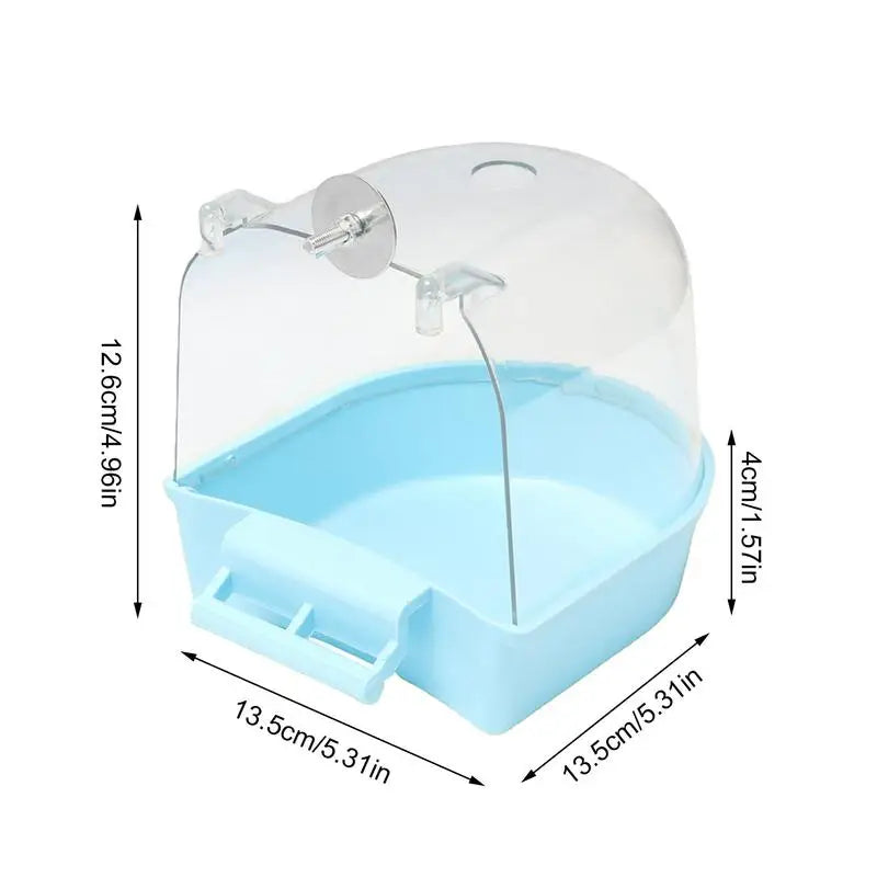 Parrot Bath Box Parrot Bathing Tub Box For