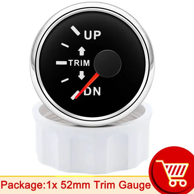 9-32V 52mm Waterproof Trim Gauge for Auto & Boat