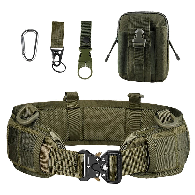 Men's Waist Belt Set Military Outdoor Hunting Tactical