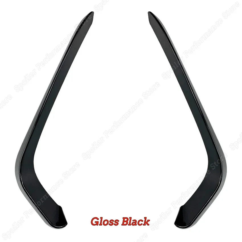 For VW Passat B8 Variant Front Fog Light Frames Cover Trim Sticker Grille 2016 2017 2018 2019 Body Kit Tuning Gloss Black Tuning