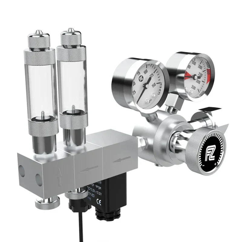 Fzone Pro Aquarium CO2 Regulator Pressure Solenoid High