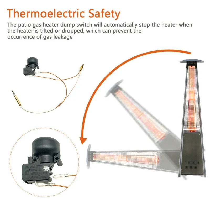 Thermocouple And Tilt Switch For Patio Heater Dump