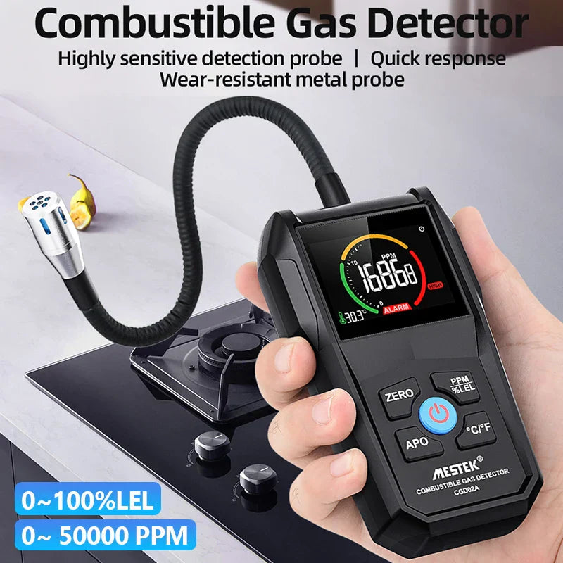 CGD02A Combustible Gas Detector Analyzer 50000 PPM 100%