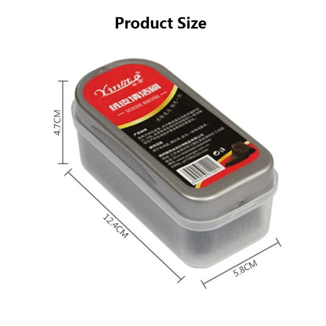 1Pc Suede Shoe Brush Plastic Sponge Shoe Cleaning