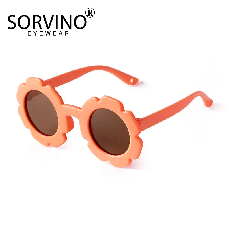 SORVINO Vintage Kids Sunglasses Child Sun Glasses Round
