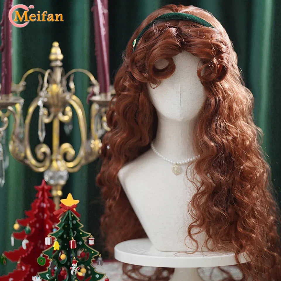 MEIFAN Long Lolita Ombre Harajuku Wig With Bang