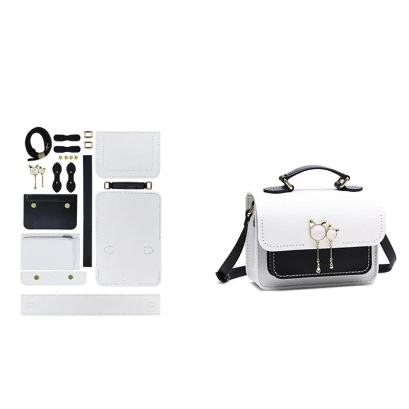 PU Leather DIY Tote Bag Handbag Making Kit