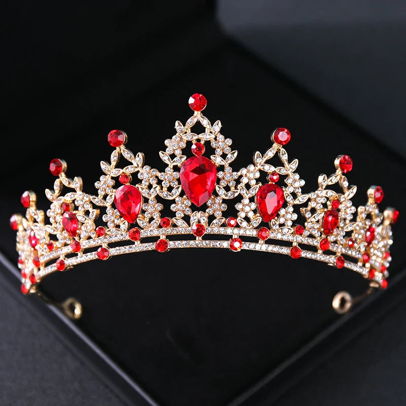 Wedding Hair Tiara Crystal Bridal Tiara Crown Silver