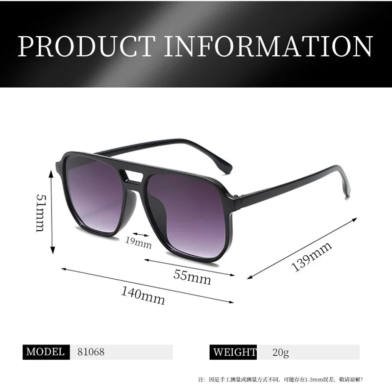 Longkeeper New Leopard Vintage 2024 Women Sunglasses Man