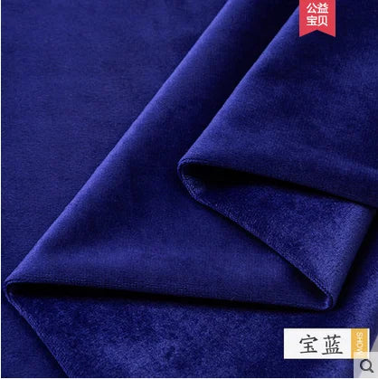 50x155cm Velvet Fabric Thicken Flannel Plush Sofa Fabric