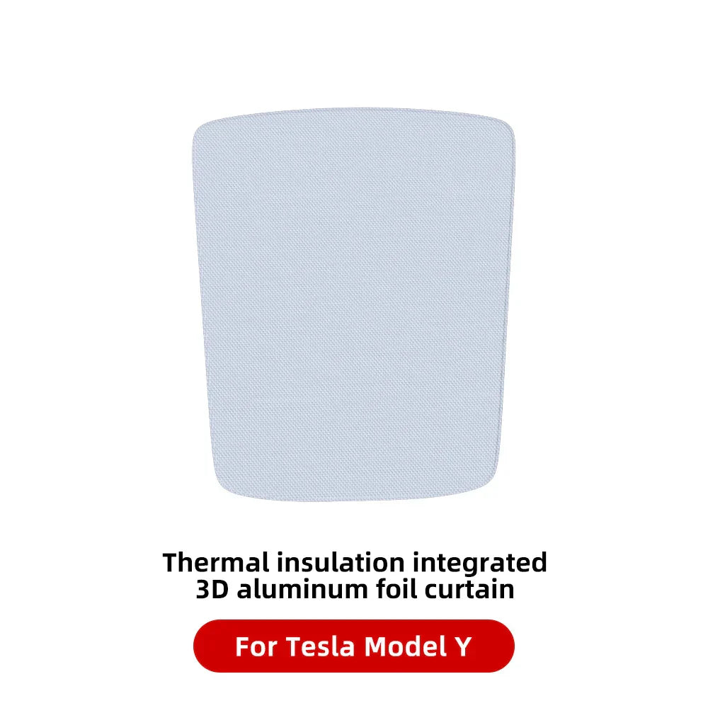 YZ For Tesla ModelY 2022 2023 Sunshade For Tesla Car Model Y Sunshade Roof Sunscreen Insulation Baffle Car Accessories