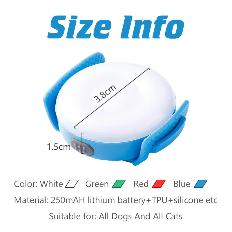 Truelove Waterproof Dog Led Lights Usb Charge Pet