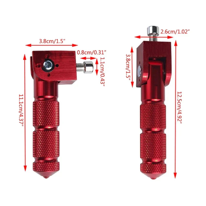 2Pcs Electric Motorcycle Footrest Pegs for Motocross