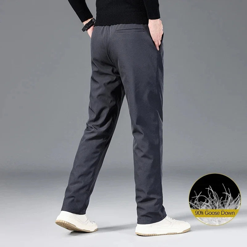 Winter Warm Men Down Pants goose Down Outdoor