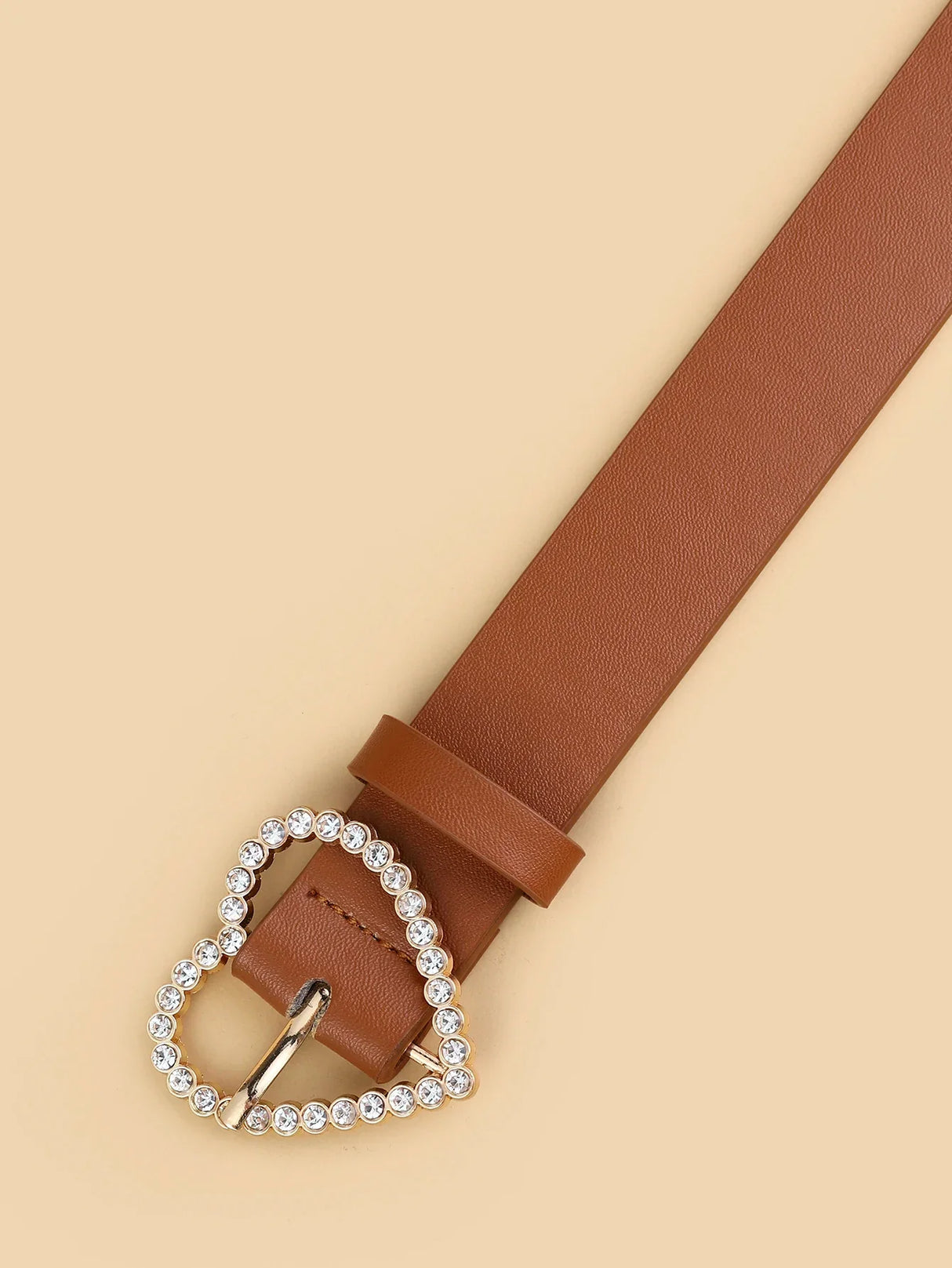 Women's New All Seasons Hot Heart-Shaped Diamond Buckle