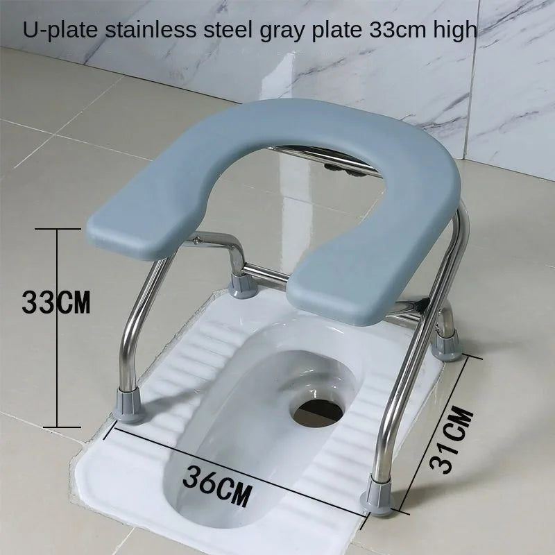 Pregnant Women Elderly Toilet Stool U Design Bathroom
