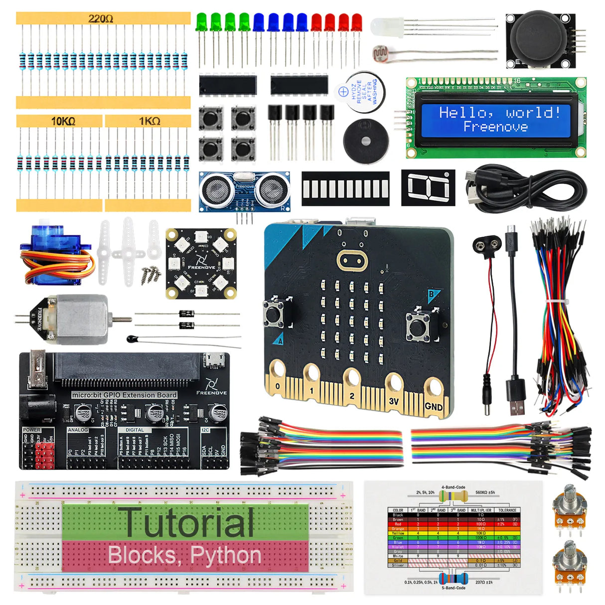 Freenove Super Starter Kit for BBC micro:bit V2,