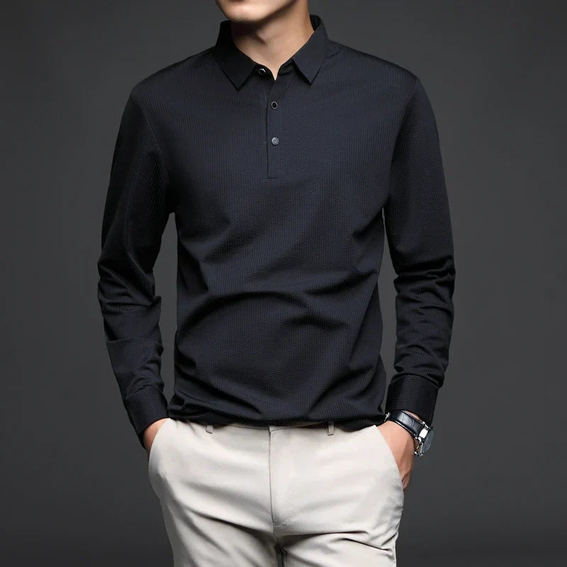 Long Sleeve T-shirt Spring and Autumn Thin Lapels