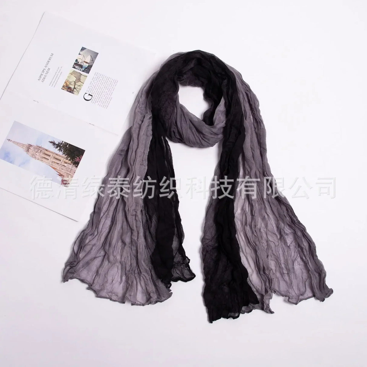 180x90cm Women Patchwork Scarf Muslim Crinkle Hijab Headwraf