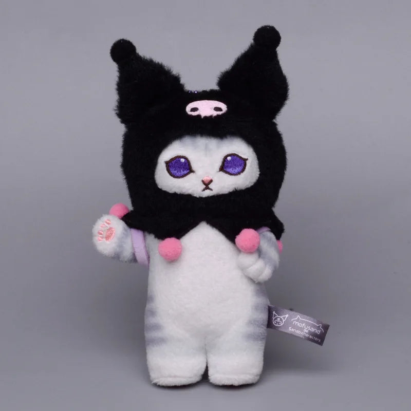Sanrio Keychain Kuromi Ugly Fish Cat Cinnamoroll Crossdressing