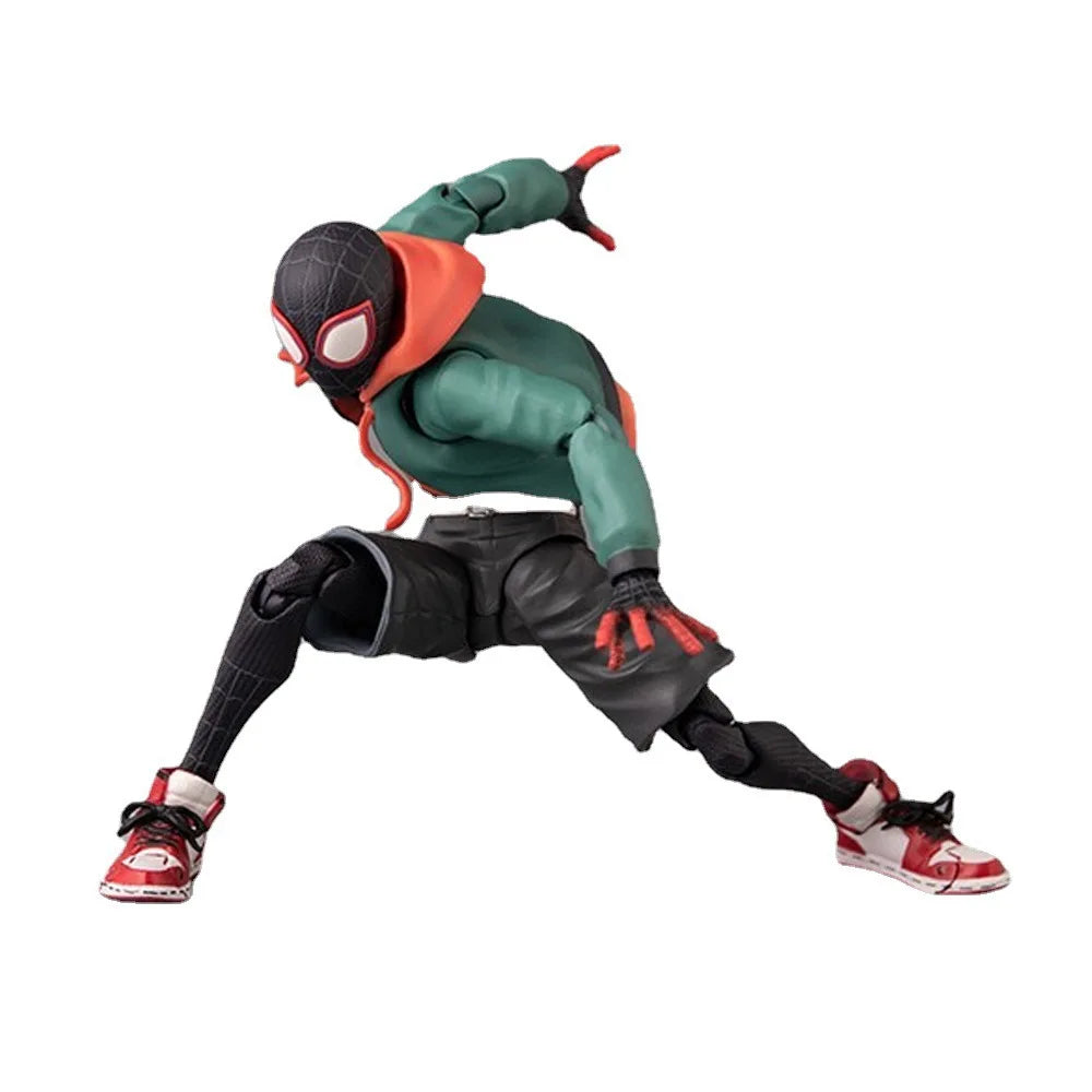 Spider-Man:Into the Spider-Verse Miles Morales Action Figure Model Peter Parker Miles Figurine Toys Doll kid Toy Gift