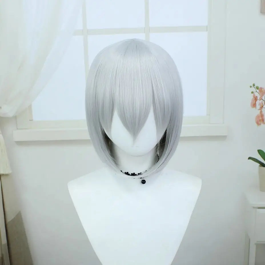 Short 11.8 Inches Straight Synthetic Wig for Cosplay