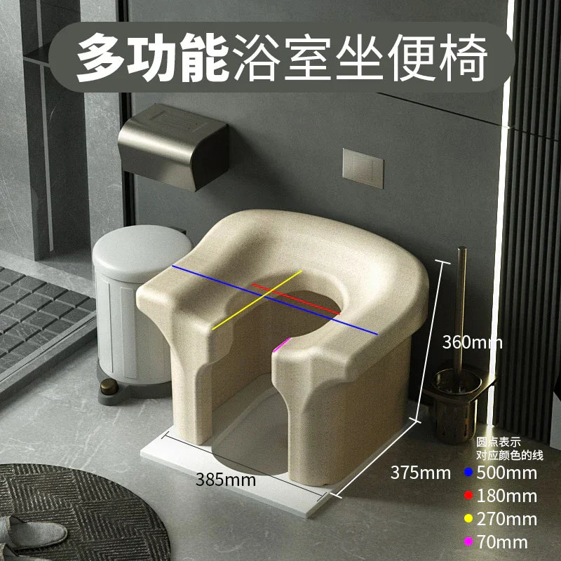 Small Portable Bathroom Chair Elderly Shower Vanity Medical