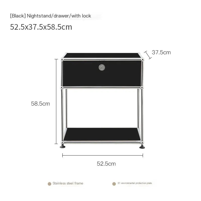 USM Medieval Nightstand Bedroom Modern Minimalist Shelf Module