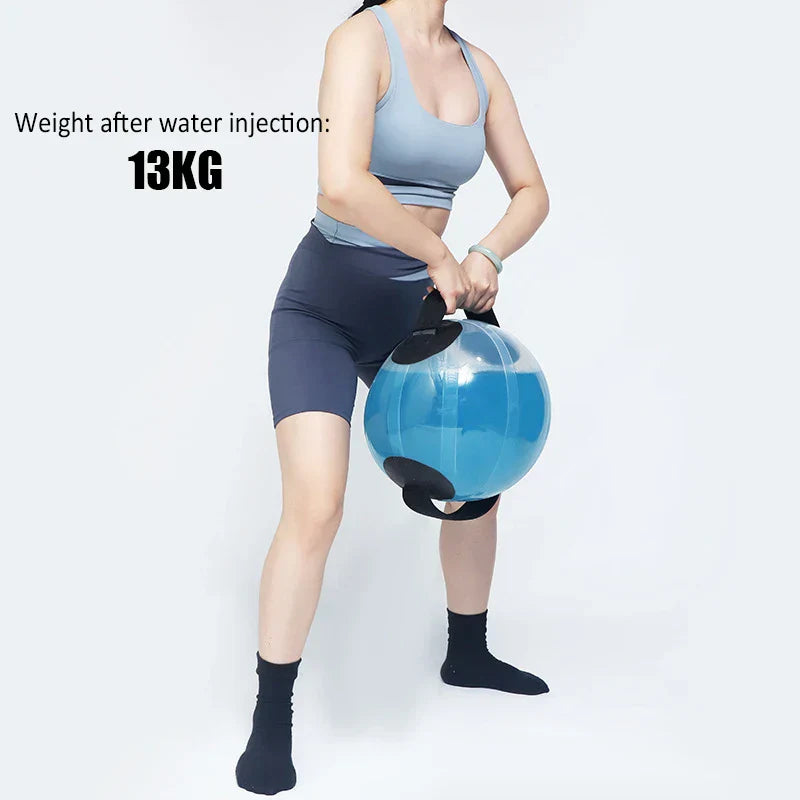 Water Filled Exercise Ball Fitness Aqua Ball Weightlifting