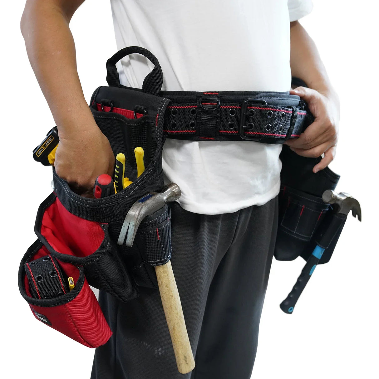 MELOTOUGH Padded Tool Belt with D ring for