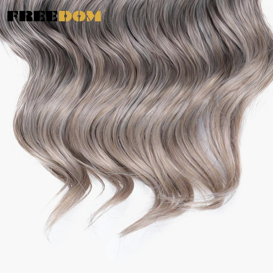 FREEDOM Synthetic Deep Curly Twist Crochet Hair 16