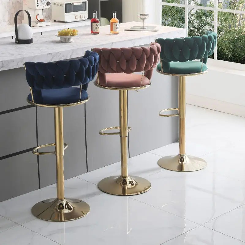 Luxury Modern Bar Stools Nordic Office Kitchen Chair