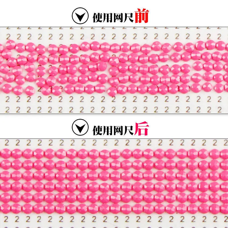 800/1020/2200holes Stainless Steel Ruler For Diamond Painting Embroidery