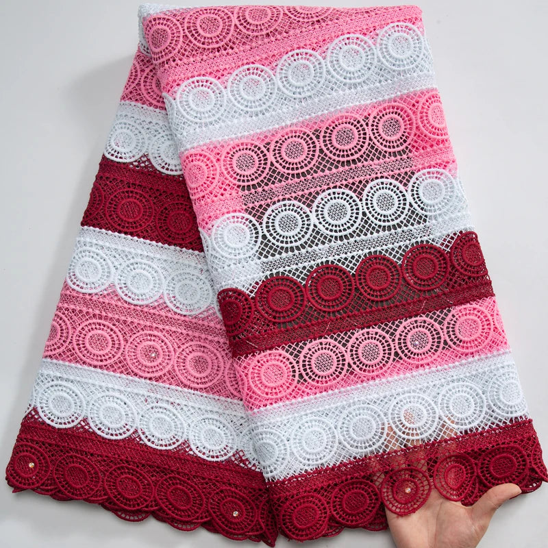 SJD LACE 2024Skin Friendly Classic African Eembroidery Guipure