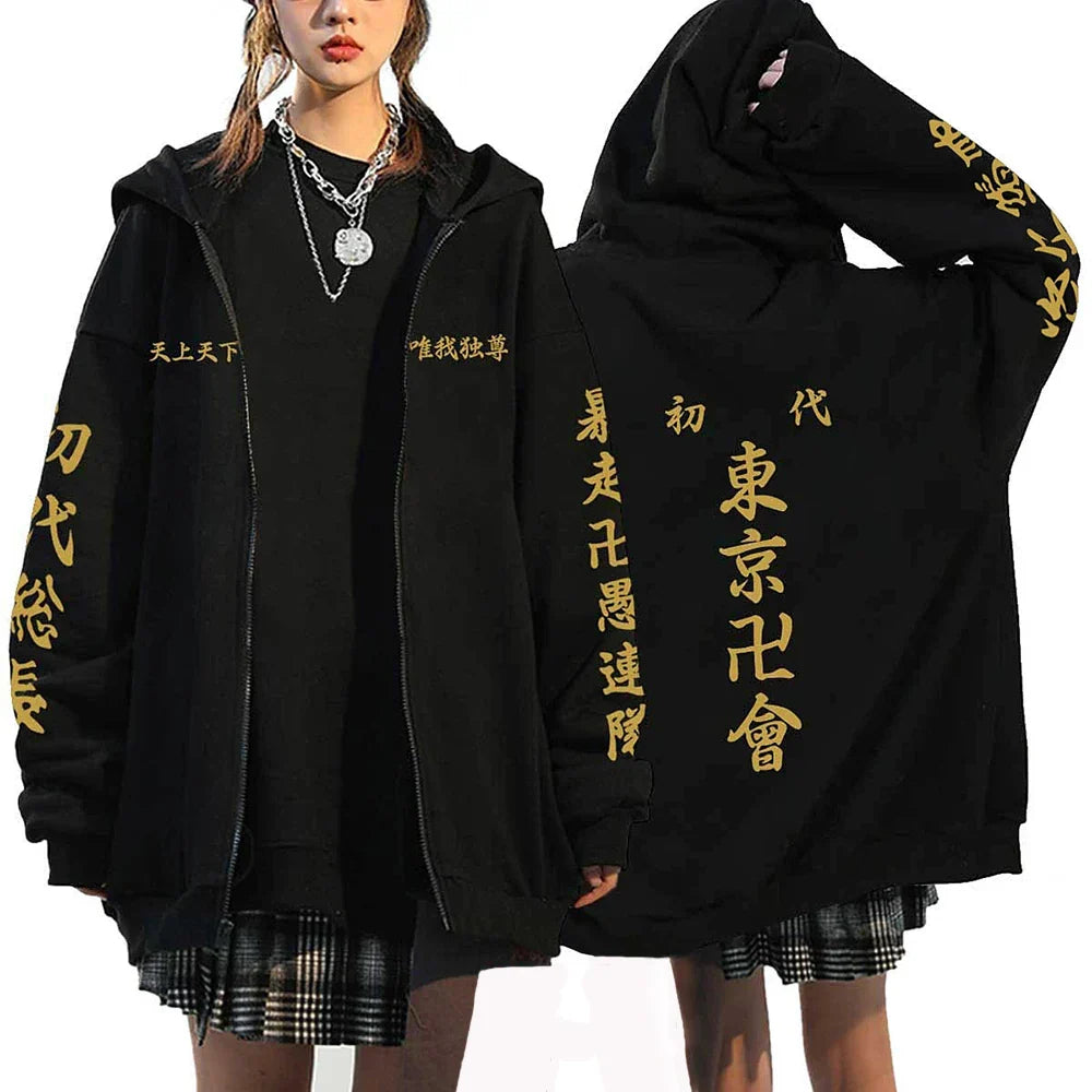 Japan Anime Tokyo Revengers Plus Size Hoodie Mikey