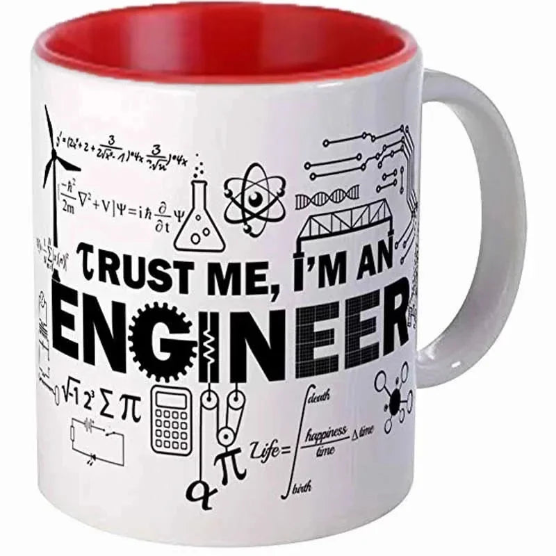 Engineer Cups Mechanic Coffee Mugs Scientific Technical Office