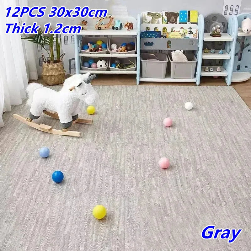 12PCS 30x30cm Puzzle Mat Foam Play Mats Rug